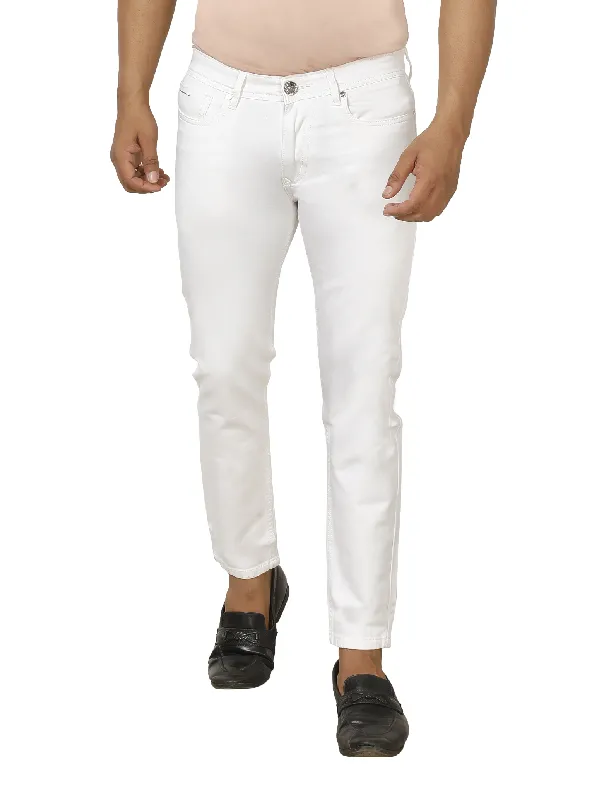 Men White Jeans