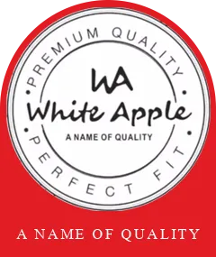 White Apple Logo